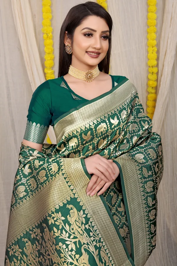 GREEN_ZARI_WORK_PATOLA_SILK_SAREE